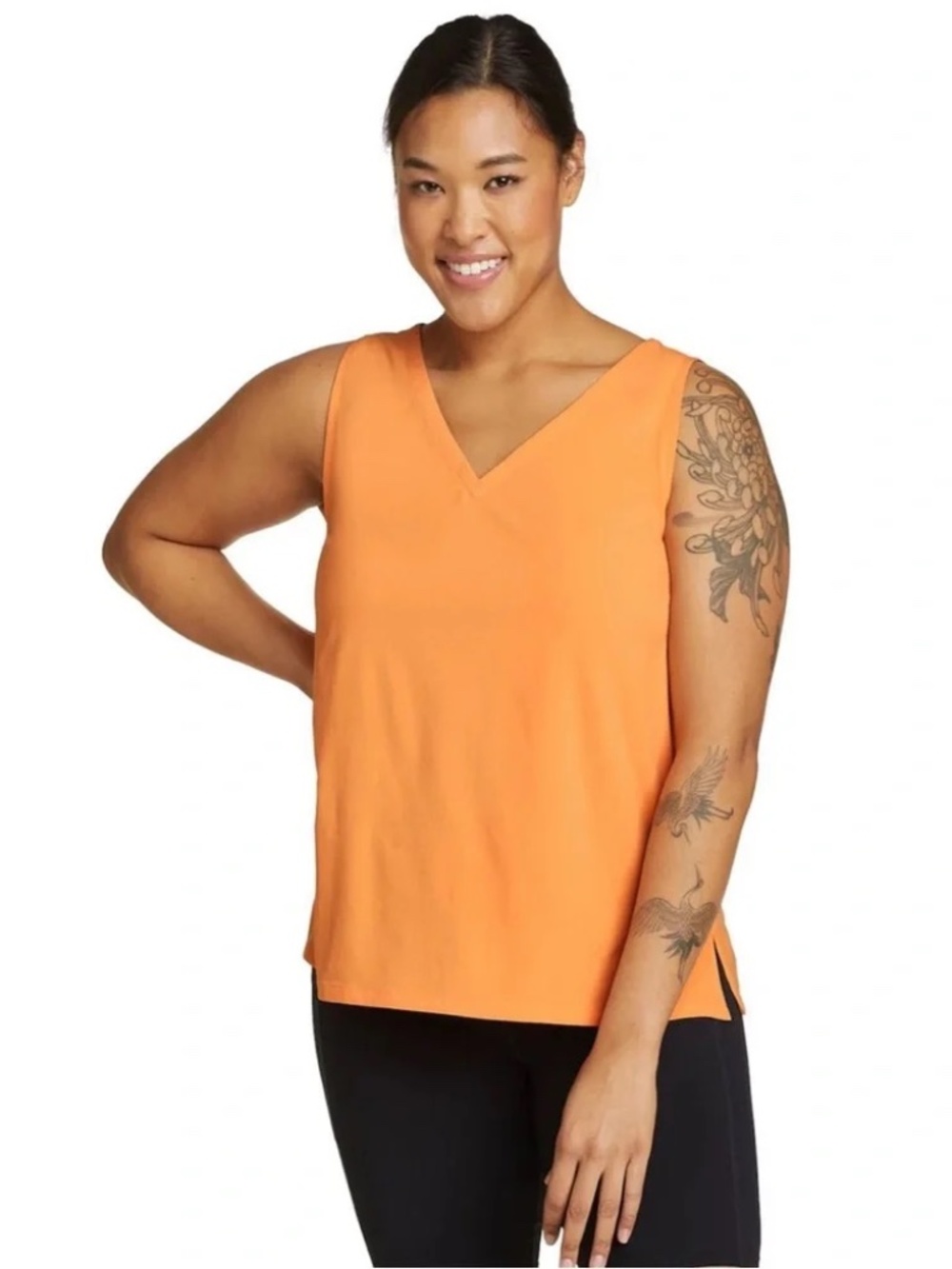 Eddie Bauer Departure V Neck Tank Size L